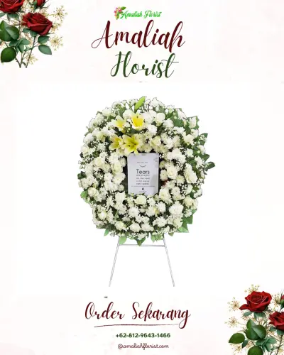 Krans Bunga Duka Cita di Teladan Timur